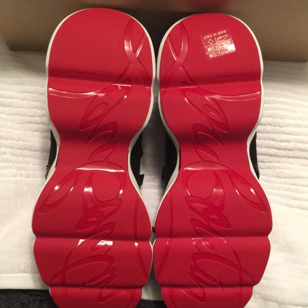 BNIB Christian Louboutin Donna Glitter Sneakers..Size 39...Proof of purchase - Picture 11 of 16